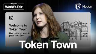 Thumbnail option 2 for Notion's Token Town — Sarah Sachs, Notion
