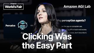 Thumbnail option 1 for Perception Agents — Antje Barth, Amazon AGI Lab