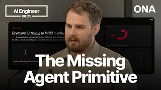 Thumbnail option 3 for The Missing Primitive for Agent Swarms — Lou Bichard, Ona
