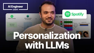 Thumbnail option 1 for Personalization in the Era of LLMs - Shivam Verma, Spotify