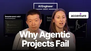 Thumbnail option 1 for Most Enterprise Agentic Projects Are Doomed, Here's Why — Jess Grogan-Avignon & Jack Wang, Accenture