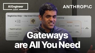 Thumbnail option 3 for Gateways are All You Need — Karan Sampath, Anthropic