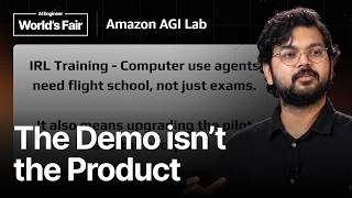 Thumbnail option 1 for From RL to IRL — Gaurav Mishra, Amazon AGI Lab