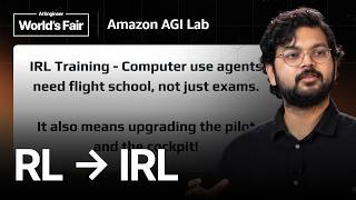 Thumbnail option 2 for From RL to IRL — Gaurav Mishra, Amazon AGI Lab