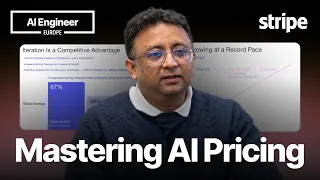 Thumbnail option 2 for Mastering AI Pricing — Mayank Pant, Stripe