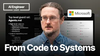 Thumbnail option 2 for From Writing Code to Designing Systems: How the Developer Role is Changing — Chris Noring, Microsoft
