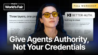 Thumbnail option 2 for Full Workshop: Better Auth — Paola Estefania, Better Auth