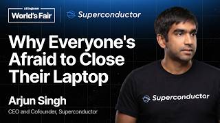 Thumbnail option 2 for Multiplayer agentic engineering — Arjun Singh, Superconductor