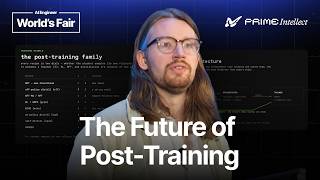 Thumbnail option 2 for Modern Post-Training: A Deep Dive — Will Brown, Prime Intellect