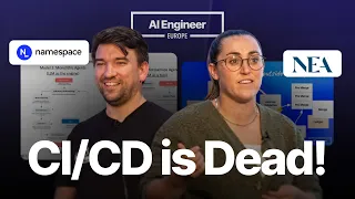 Thumbnail option 3 for CI/CD Is Dead, Agents Need Continuous Compute and Computers — Hugo Santos and Madison Faulkner