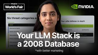 Thumbnail option 1 for Your LLM Stack Is a 2008 Database With Better Marketing — Lovina Dmello, NVIDIA