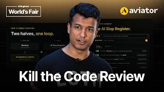 Thumbnail option 1 for How to Kill the Code Review — Ankit Jain, Aviator