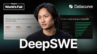 Thumbnail option 2 for DeepSWE: A Contamination-Resistant Coding Benchmark — James Shi, Datacurve