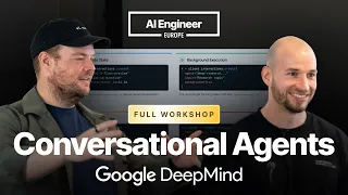 Thumbnail option 1 for Building Conversational Agents — Thor Schaeff and Philipp Schmid, Google DeepMind