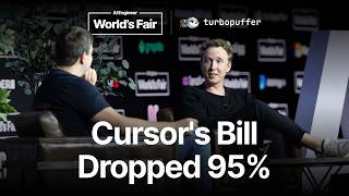 Thumbnail option 1 for Building Turbopuffer: Gergely Orosz (@pragmaticengineer ) × Simon Eskildsen (CEO)