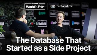 Thumbnail option 2 for Building Turbopuffer: Gergely Orosz (@pragmaticengineer ) × Simon Eskildsen (CEO)