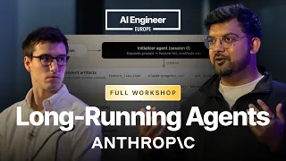 Thumbnail option 2 for Anthropic Workshop: Build Agents That Run for Hours — Ash Prabaker & Andrew Wilson