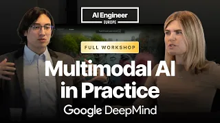Thumbnail option 2 for Prompt to Pipeline: Building with Google's Gen Media Stack — Paige & Guillaume, Google DeepMind