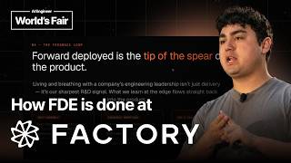 Thumbnail option 2 for How Forward Deployed Engineering is done at Factory — Eno Reyes